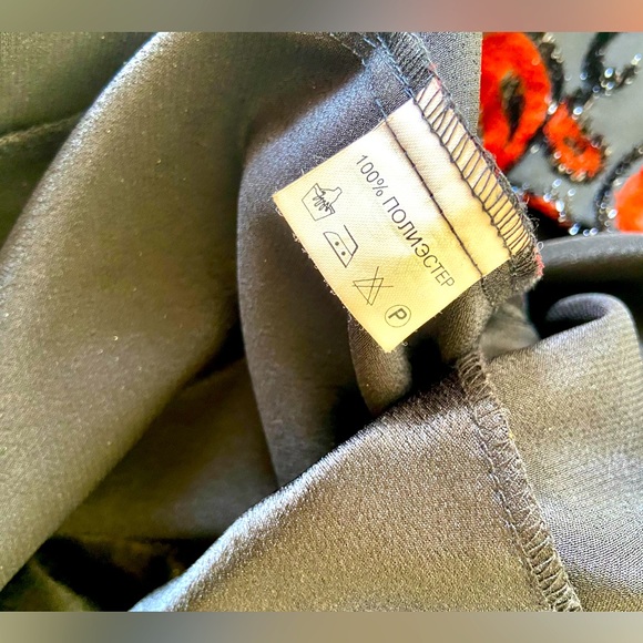 S.Star Women’s Black&Red Long Sleeves Evening Sequins Jacket Size 54/170 - Picture 7 of 8